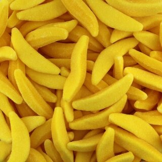 Plátanos amarillos tiernos