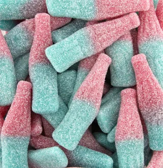 Botellas gigantes de chicle cítrico