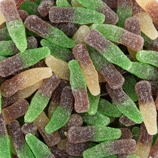 Botella de cola ácida