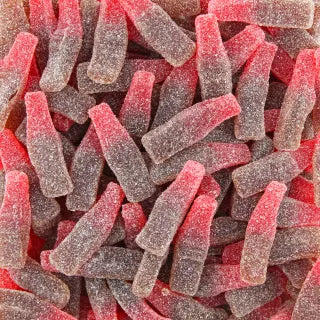 Botellas de cola de cereza