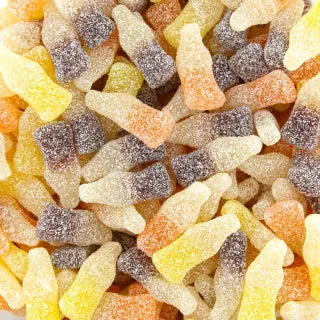 Botellas de refresco con gas