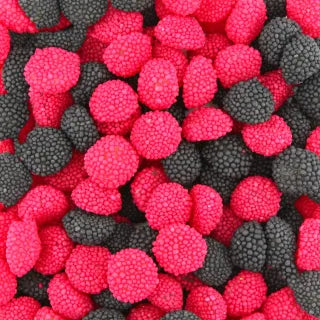 Moras y frambuesas